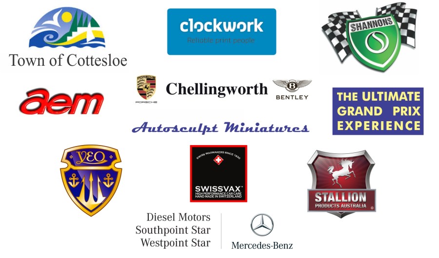 2014 Sponsors City of Cottesloe, Clockwork Printing, Shannons, AEM, Chellingworth Motors, The Ultimate Grand Prix Experience, Yeo Motors, Swissvax, Stallion Products Australia, Diesel Motors, Westpoint Star, Southpoint Star